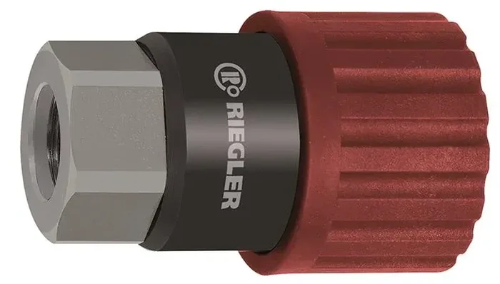 Raccord de sécurité tournant DN 6, ISO 6150 C, acier, G 1/4 FF 423.01-DREH
