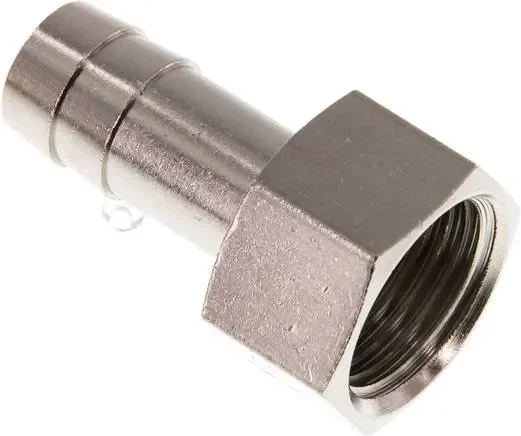 Raccord de tuyau à visser G 1/2&Prime;-13 (1/2&Prime;)mm, laiton nickelé