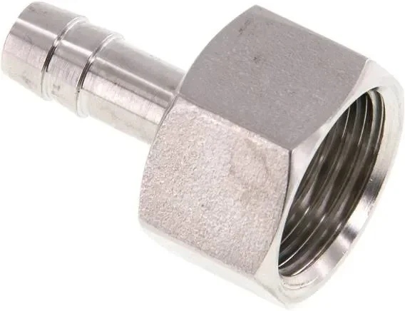 Raccord de tuyau à visser G 1/2&Prime;-8 (5/16&Prime;)mm, 1.4571