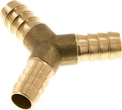 Raccord de tuyau en Y 13 (1/2&Prime;)mm, laiton