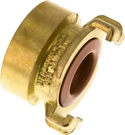 Raccord de tuyau GK,G 1-1/4″(FF), laiton avec approbation KTW, 25 bar