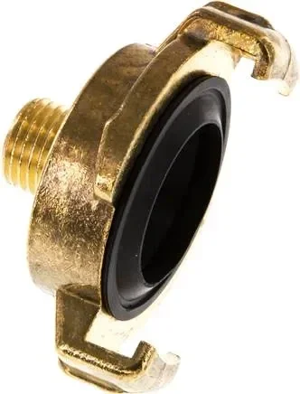 Raccord de tuyau GK, G 1/4″(M), laiton, 25 bar