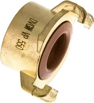 Raccord de tuyau GK,G 1″(FF), laiton avec approbation KTW, 25 bar