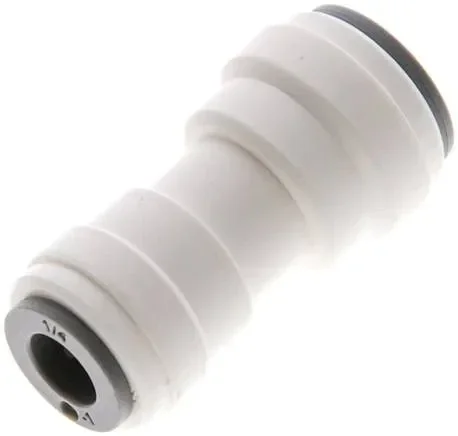 Raccord droit enfichable 5/16″ (7,94 mm)-1/4″ (6,35 mm), IQS-LE (joint EPDM)