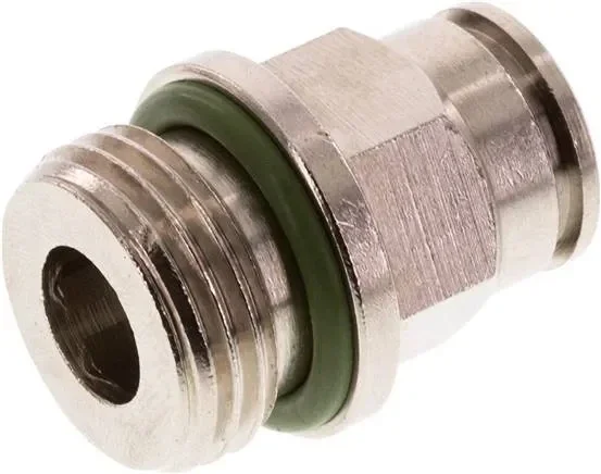 Raccord droit enfichable G 1/2&Prime;-12mm, IQS-MSV (haute température), joint FKM