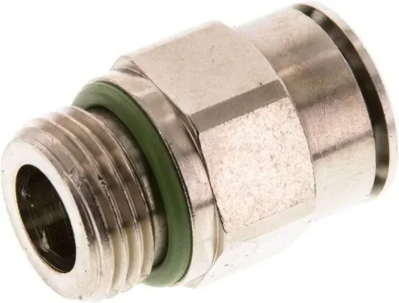 Raccord droit enfichable G 1/2″-16mm, IQS-MSV (haute température), joint FKM