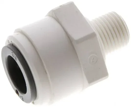 Raccord droit enfichable R 1/8″-3/8″ (9,52 mm), IQS-LE (joint EPDM)