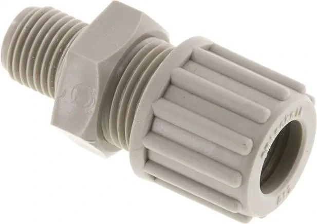 Raccord droit G 1/4&Prime;-12x9mm, polypropylène