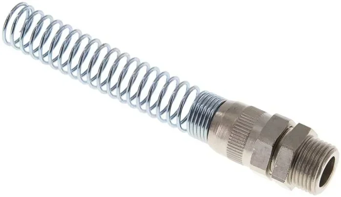Raccord droit G 3/8″-12x9mm avec protection contre le pliage