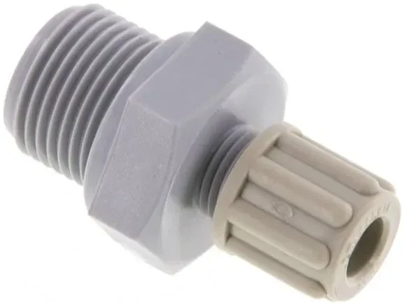Raccord droit G 3/8&Prime;-6x4mm, PA