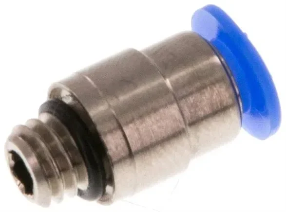 Raccord droit M 6-4mm, mini avec sixième interne