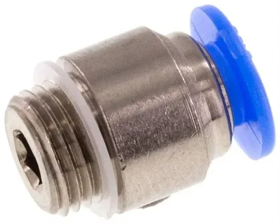 Raccord droit M 8×0,75-4mm, mini avec sixième interne