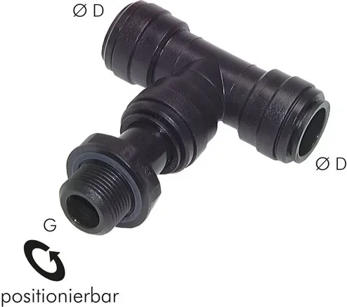 Raccord en T G 3/8&Prime;-15mm, IQS-Big