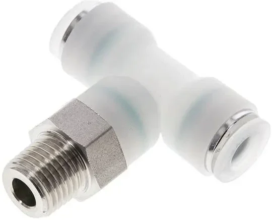 Raccord en T R 1/4&Prime;-8mm, IQS-PVDF