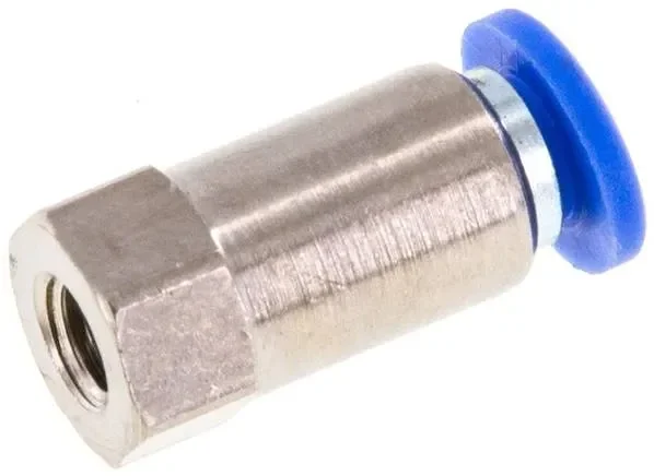 Raccord enfichable avec filetage intérieur M 5-4mm, standard IQS