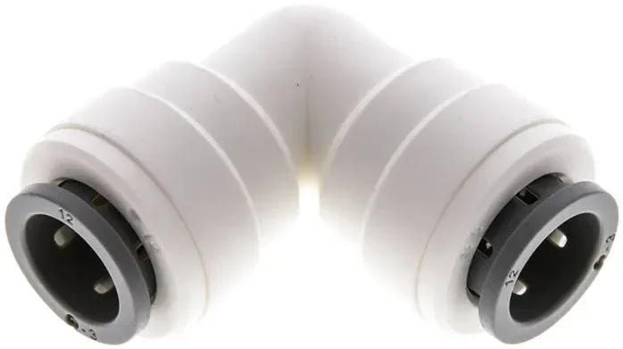 Raccord enfichable coudé 12mm, IQS-LE (joint EPDM)