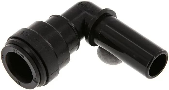 Raccord enfichable coudé avec mamelon enfichable de 15mm, IQS-Big