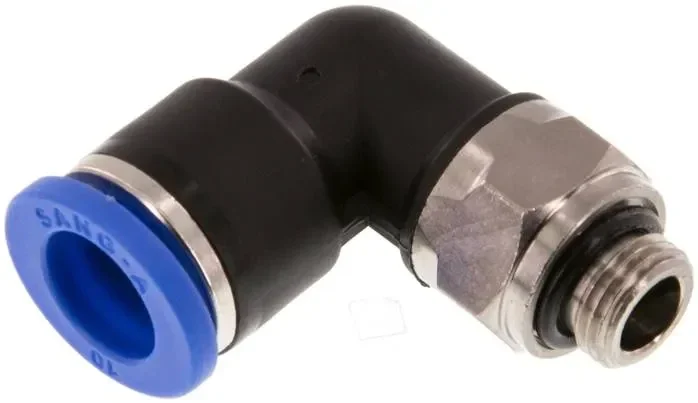 Raccord enfichable coudé G 1/8″-10mm, standard IQS, GL