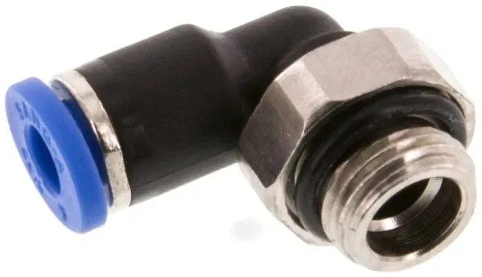 Raccord enfichable coudé G 1/8″-4mm, standard IQS
