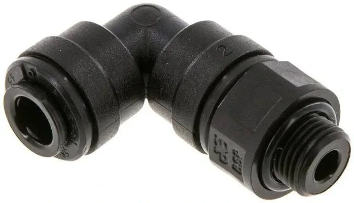 Raccord enfichable coudé G 1/8″-6mm, IQS-FDA