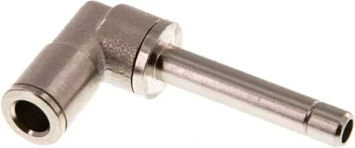Raccord enfichable coudé, mamelon enfichable long de 6mm, IQS-MSV (standard)