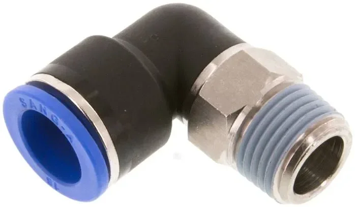 Raccord enfichable coudé R 1/2&Prime;-16mm, standard IQS