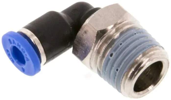 Raccord enfichable coudé R 1/4&Prime;-4mm, standard IQS