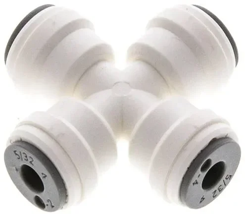 Raccord enfichable croisé 5/32&Prime; (3,97 mm), IQS-LE (joint EPDM)