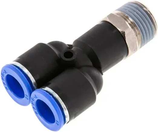 Raccord enfichable en Y R 1/2&Prime;-12mm, standard IQS