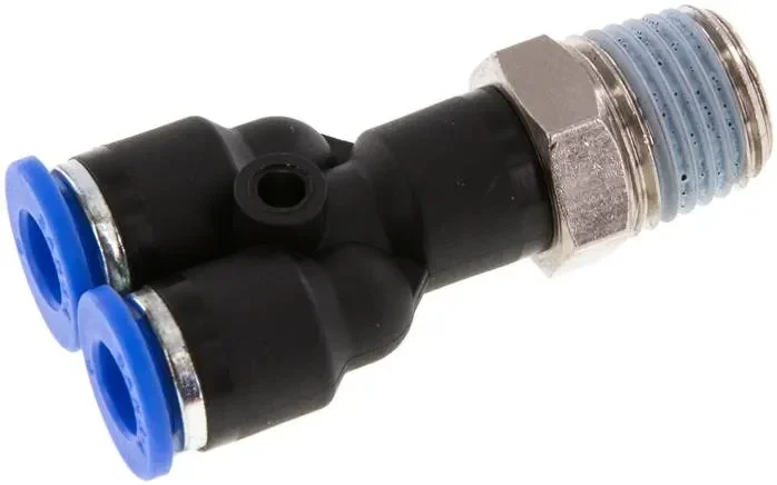 Raccord enfichable en Y R 1/4&Prime;-6mm, standard IQS