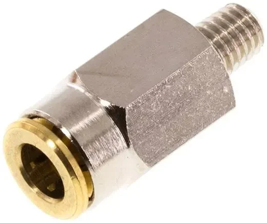 Raccord enfichable haute pression M 6 (conique) – 6 mm