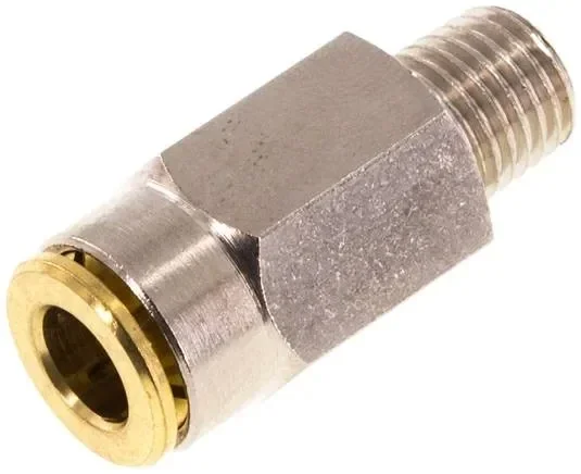 Raccord enfichable haute pression M 8×1 (conique)-6 mm