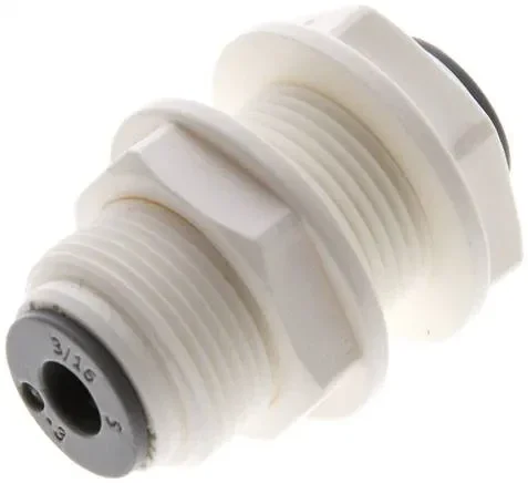 Raccord enfichable Schott 3/16&Prime; (4,76 mm)-3/16&Prime; (4,76 mm), IQS-LE (joint EPDM)
