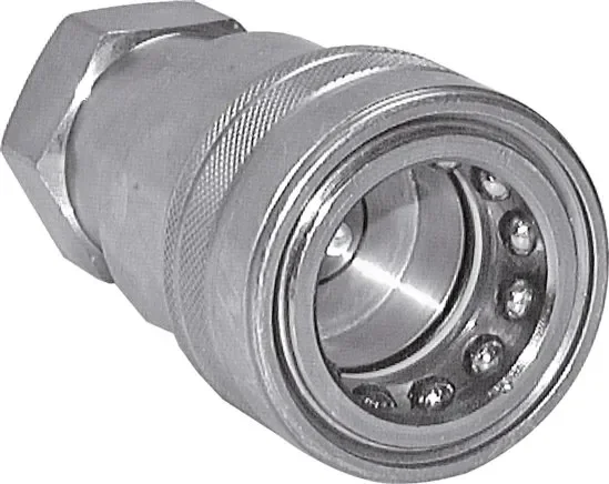 Raccord hydraulique ISO 7241-1B, manchon, G 1-1/2″(FF), acier