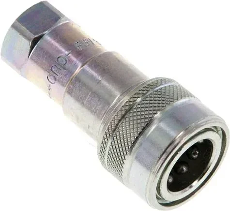 Raccord hydraulique ISO 7241-1B, manchon, G 1/4&Prime;(FF), acier