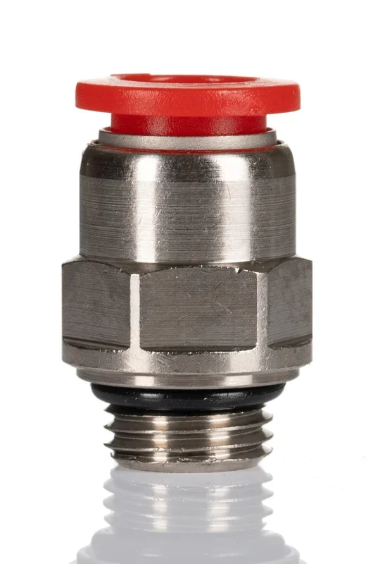 Raccord instantané Norgren Pneufit C vers Enfichable 10 mm G 1/4 Mâle 1 x G 1/4 Mâle, entrée 1 x