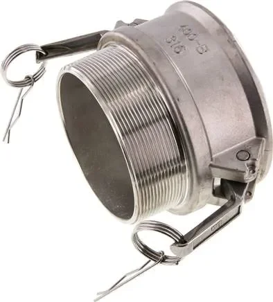 Raccord Kamlock (B) R 4″(AG), acier inoxydable (1.4408)