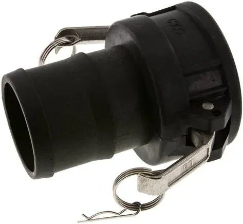 Raccord Kamlock (C) 75 (3″)mm de tuyau, polypropylène