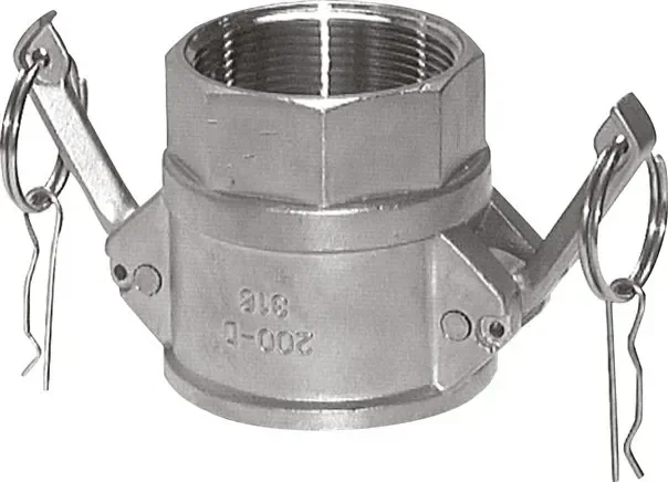 Raccord Kamlock (D) NPT 5″(FF), acier inoxydable (1.4408)