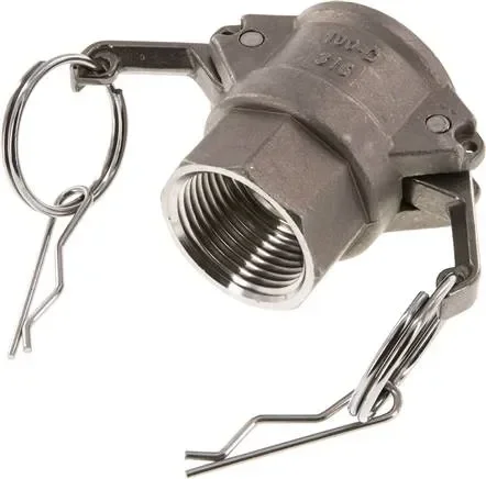 Raccord Kamlock (D) Rp 1″(FF), acier inoxydable (1.4408)