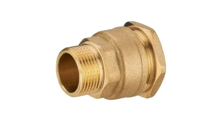 Raccord mâle à compression laiton pour tuyau Ø 25mm
