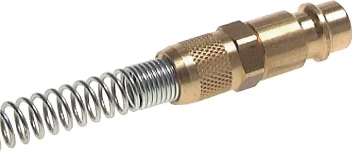 Raccord mâle (DN7,2) pour tuyau 10×8 mm avec protection anti-pliage, pivotant