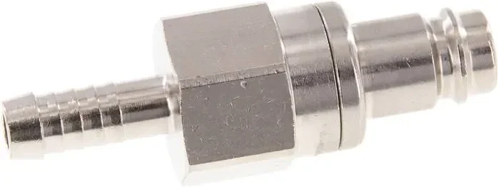 Raccord mâle (NW10) 9 (3/8″)mm de tuyau, laiton nickelé