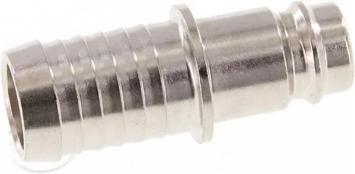 Raccord mâle (NW10) tuyau 16 (5/8″)mm, acier trempé & nickelé