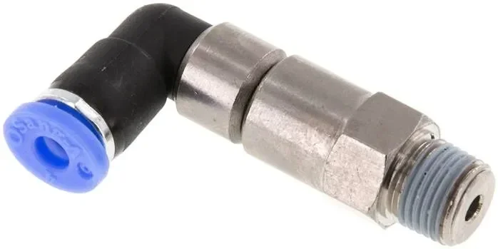 Raccord rapide coudé R 1/8&Prime;-4mm, standard IQS