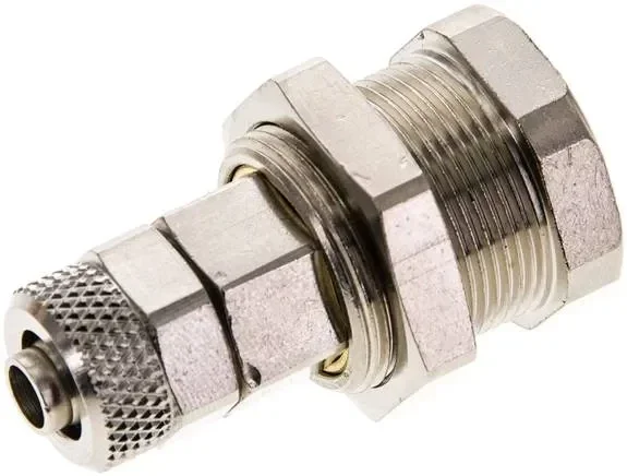 Raccord rapide détachable (NW5) pour tuyau 8×6 mm, laiton nickelé