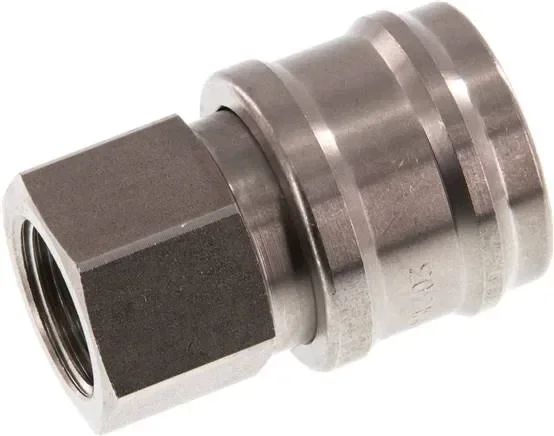 Raccord rapide (NW7.2) G 3/8&Prime;(IG), acier inoxydable