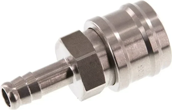 Raccord rapide (NW7.2) tuyau 9 (3/8″) mm, acier inoxydable