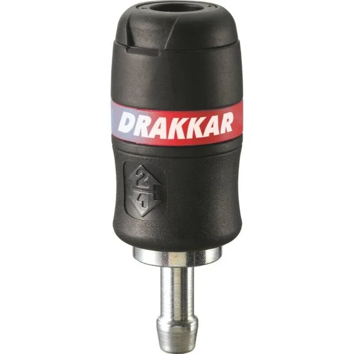 Raccord rapide securite 6mm p/ flexible diam.8 s/blister DRAKKAR EQUIPEMENT – 01309
