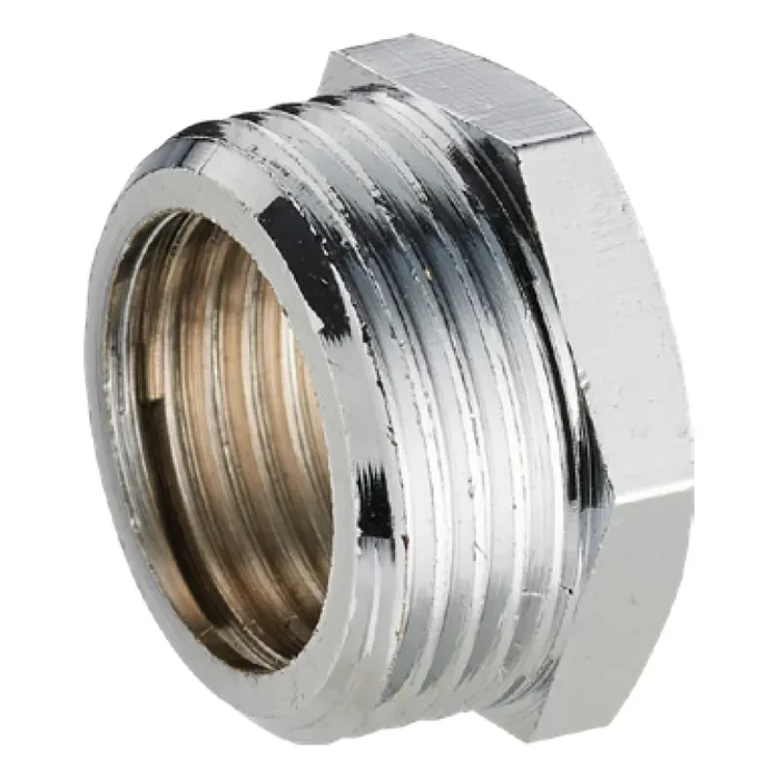 Raccord reduction 6 pans exterieur chrome Noyon & Thiebault M1/2 x F3/8